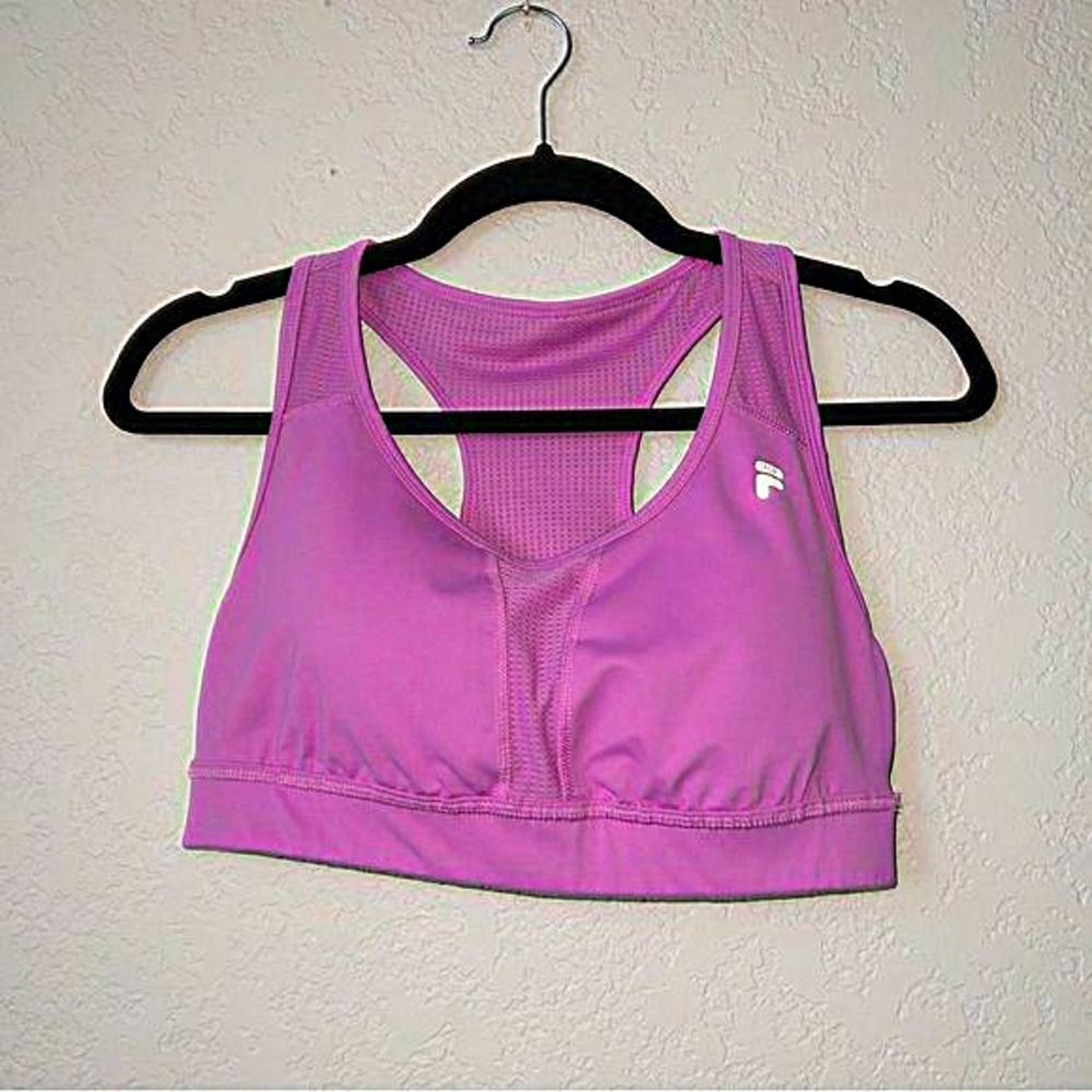 Fila Purple Performance Running‎ Medium-Impact Sports Bra Size XS